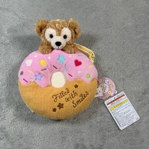 Disney Tokyo DisneySea Duffy the Bear Donut Crossbody Bag Small Pink Kawaii‎